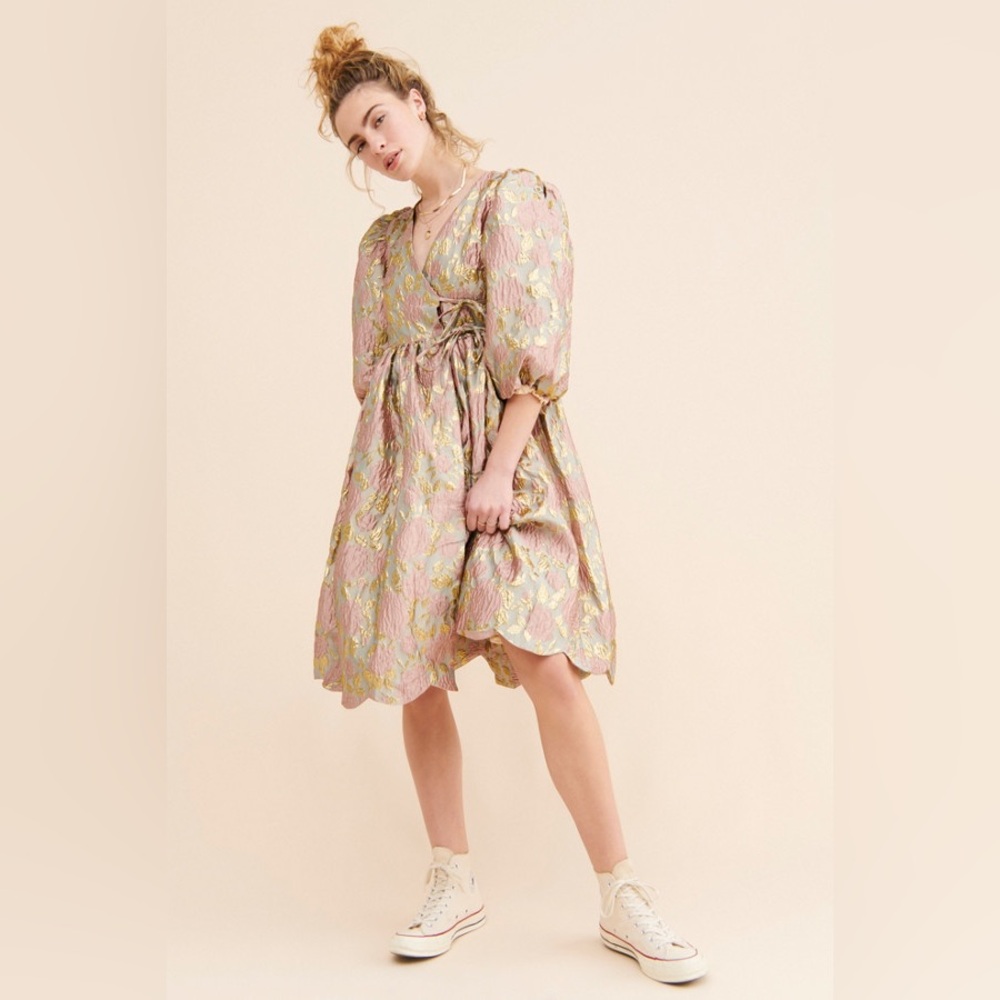Dream x Anthropologie - Floral Spectrum Wrap Dress - Picture 2 of 12